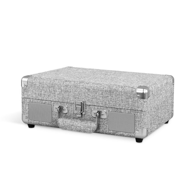 Victrola Journey+ Signature Bluetooth Suitcase Record Player- Grey