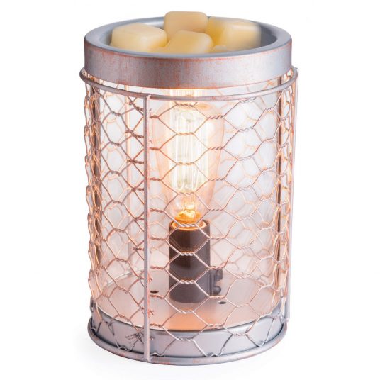 Chicken Wire Vintage Bulb Illumination Fragrance Warmer