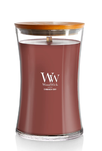 Cinnamon Chai WoodWick Large Hourglass Candle