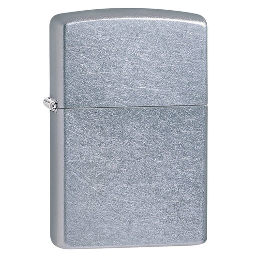 "A Zippo in your pocket: because ordinary lighters just won't cut it." Zippo Regular Street Chrome Wind Proof Lighter