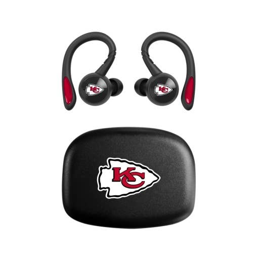 "Upgrade your audio game and embrace the wireless revolution with our premium earbuds." NFL Kansas City Chiefs Sport True Wireless Earbuds Acrylic