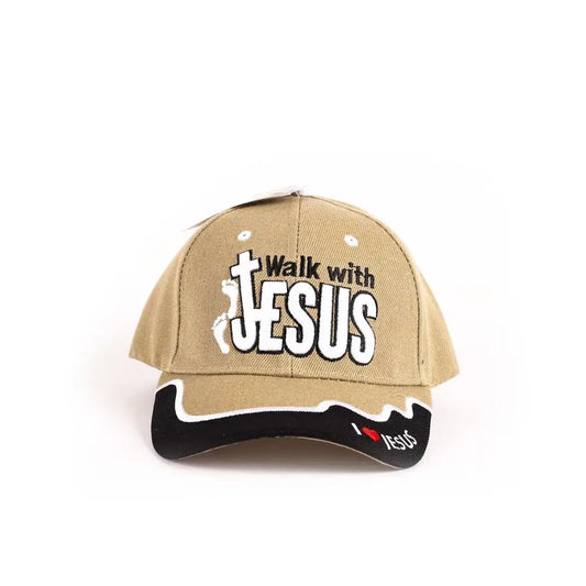 "Discover the hat that fits your style and protects you in any weather." Hat - Khaki - Walk With Jesus