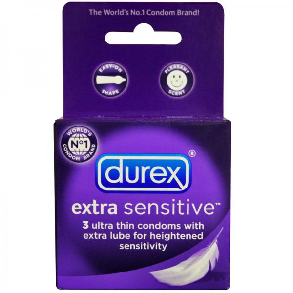 "Be cool, wrap your tool!" with Durex Extra Sensative Lubricated Condoms (3 Pack)