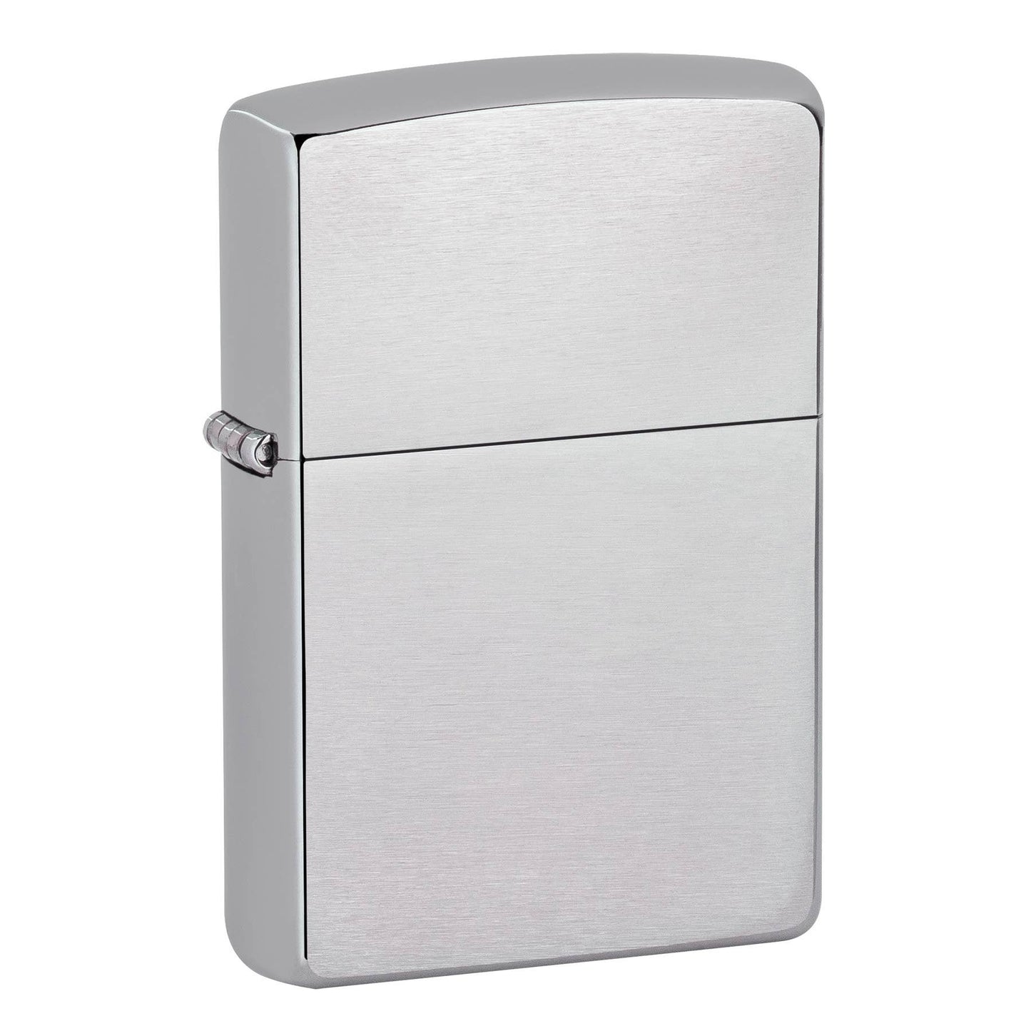 Zippo Regular Brushed Finish Chrome Wind Proof Lighter