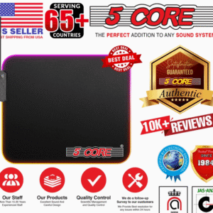 "Glide in Style: Level Up Your Play with Our Colorful RGB Mouse Pad Magic!"