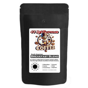 44 revlutions coarse ground coffee breakfast blend light 10 oz