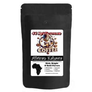 44 revlutions african kahawa espresso ground coffee 1 lb