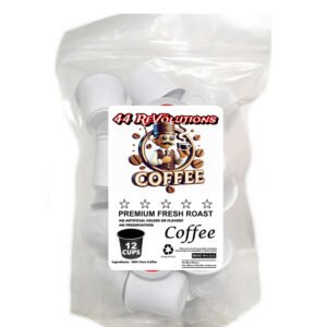 44 revlutions 12 pack single serve cups coffee pods medium roast
