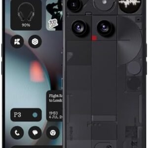 Nothing Phone (3) Cell Phone, 2025 New 5G Unlocked Phones 512GB, Android 15, Snapdragon 8s Gen4, AI Mobile Phones with Four 50MP Cameras & AMOLED Display, 5150mAh, Glyph Interface, Smartphone Black  Everything Else - Color : Black - Size : 16+512GB