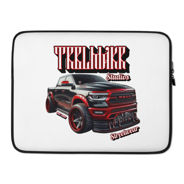 trblmakr “blackout ram” limited edition laptop sleeve chrome attitude meets digital armor.
