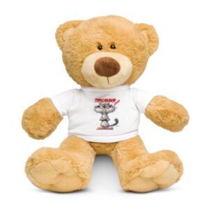 trblmakr studios “mad hair cat” teddy bear