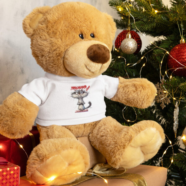 trblmakr studios “mad hair cat” teddy bear