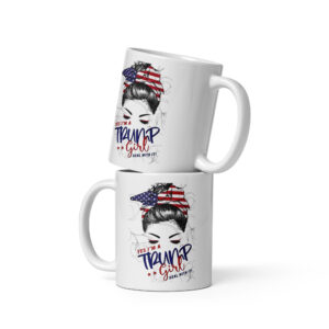 trblmakr “patriot girl” mug bold colors. bigger attitude.