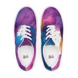 trblmakr “abstrct neon” canvas kicks loud. electric. unapologetic.