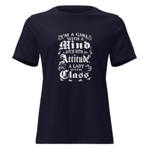 trblmakr “mind. attitude. class.” women’s tee some people can't handle the truth!