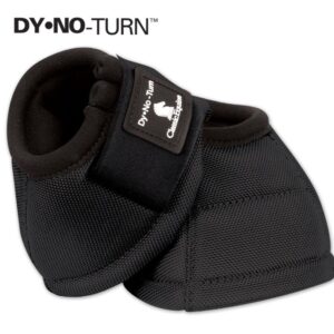 Classic Equine DyNo Turn Bell Boot-Black