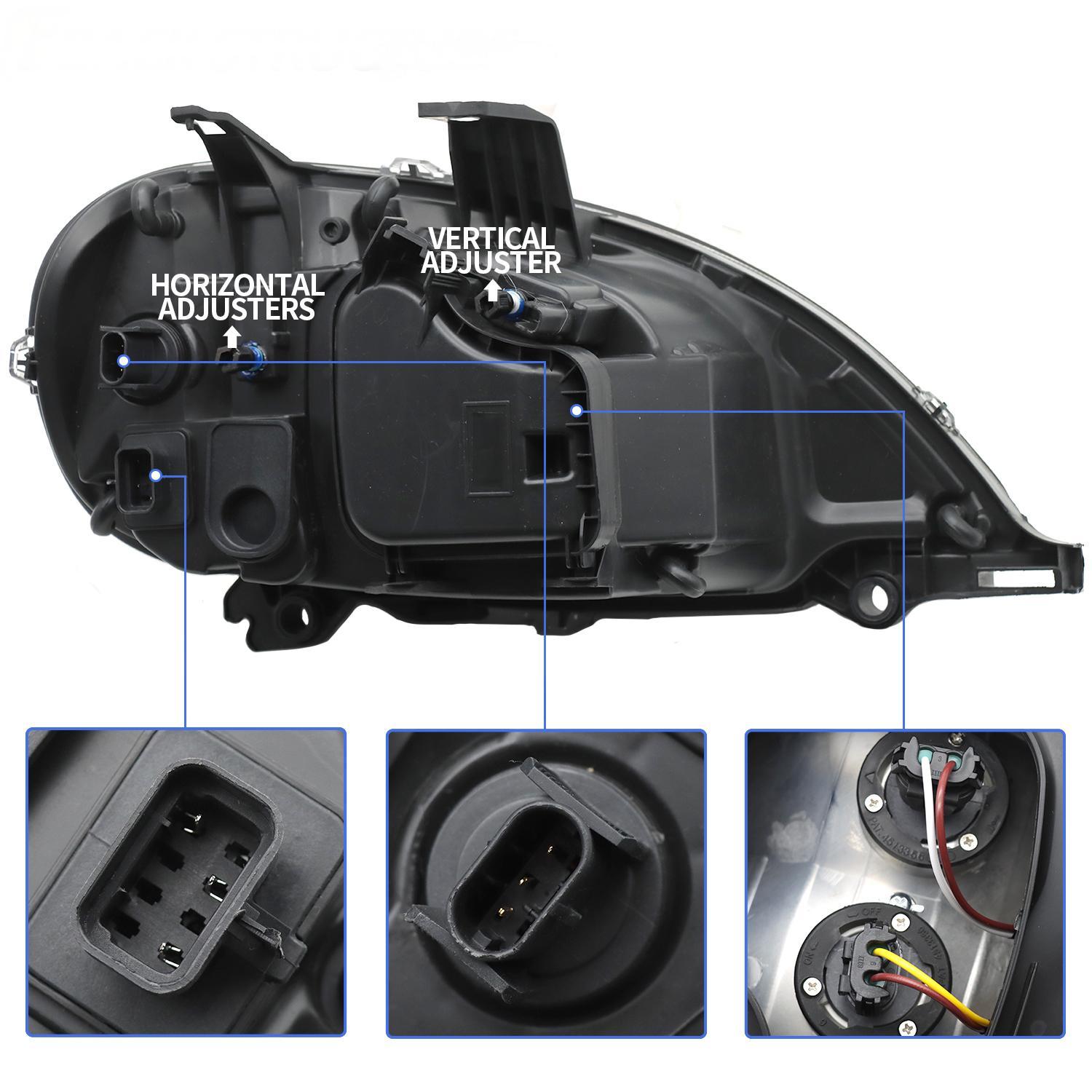Freightliner 04-17 Front Headlights, White, Set-2 Pieces - Image 2