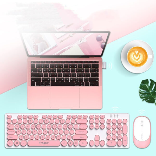 Wireless Set Keyboard And Mouse Office Notebook - Image 3