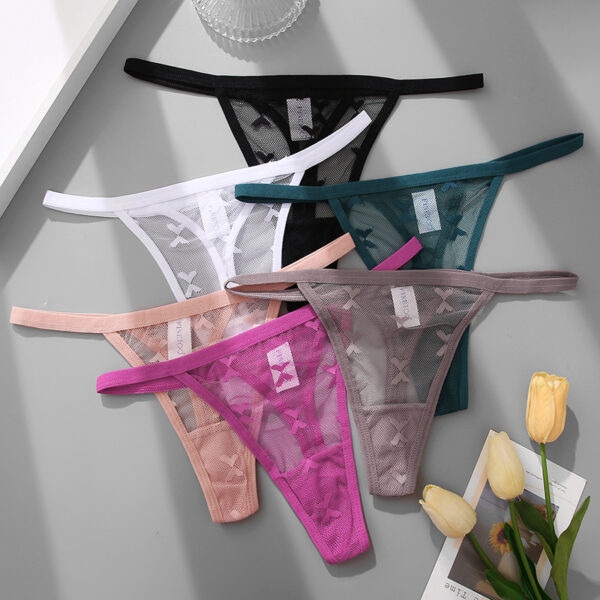 Mesh G-String Women's Panties Transparent Underwear - Image 7