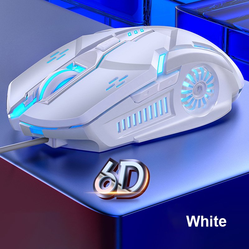 G5 Wired Gaming Mouse Colorful Backlight 6 Button Silent Mouse 4-Speed 3200 DPI RGB Gaming Mouse For Computer Laptop Mice - Image 3