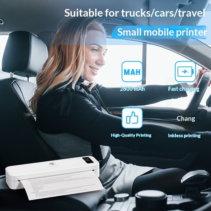 M835 Thermal A4 Mini Office Portable Bluetooth Inkless Printer - Image 4