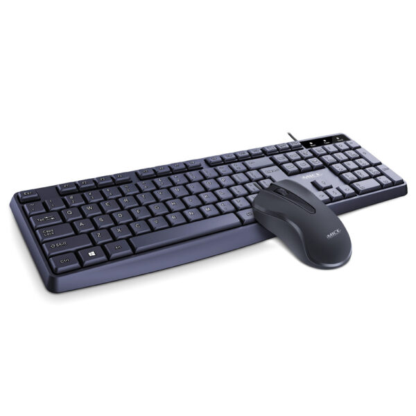 KM-520 Wired Keyboard And Mouse Set Home Office 104 Keys Plug And Play - Image 5