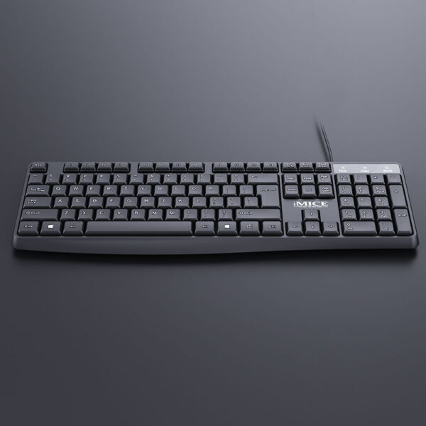 KM-520 Wired Keyboard And Mouse Set Home Office 104 Keys Plug And Play - Image 2