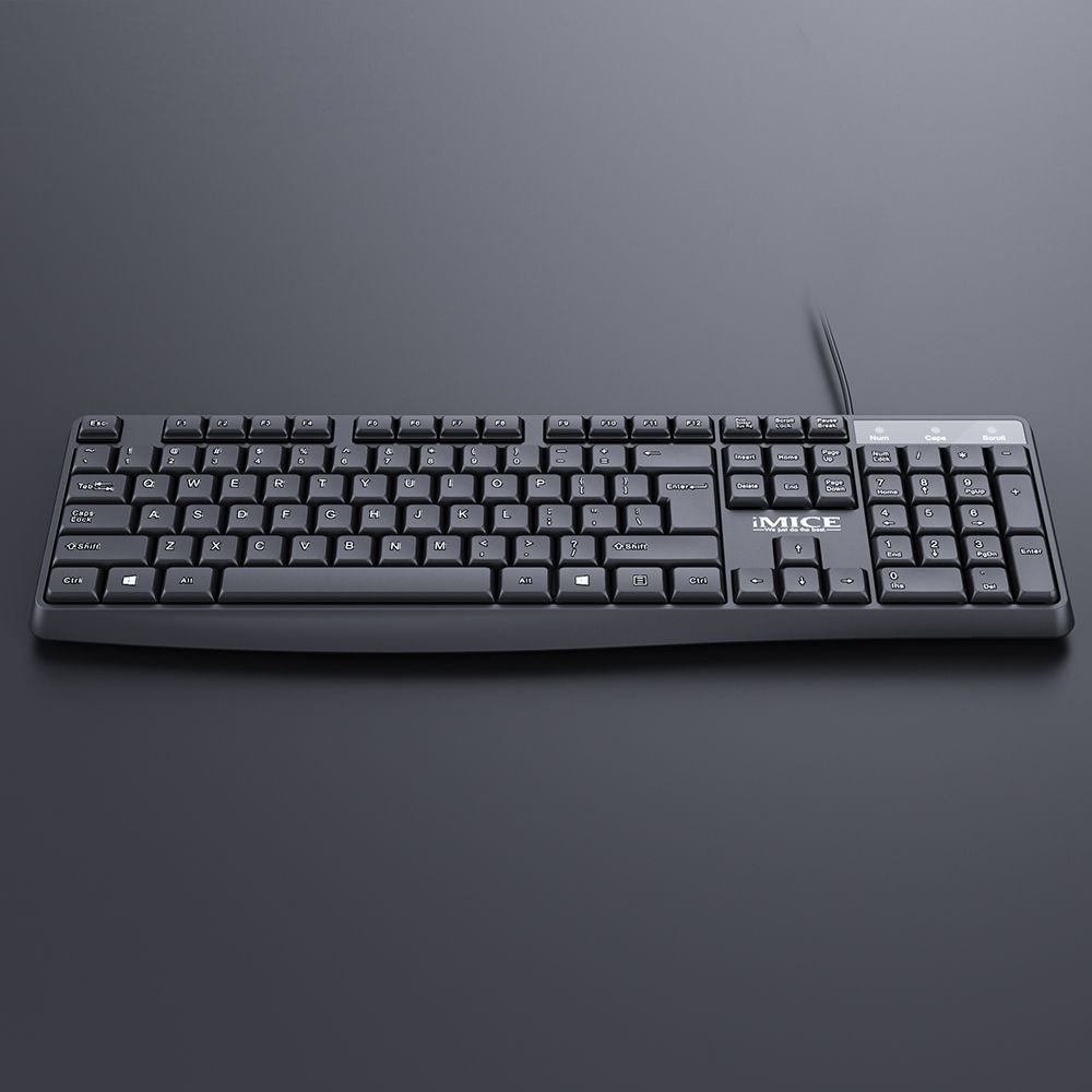 KM-520 Wired Keyboard And Mouse Set Home Office 104 Keys Plug And Play - Image 2