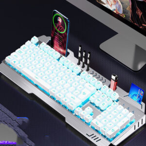 Mechanical Hand Keyboard, Mouse And Earphone Three Piece Suit Wired Computer Notebook Chicken Eating Game