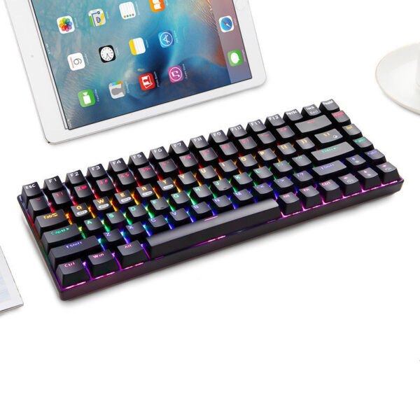 84-Key Bluetooth Mechanical Keyboard Wired And Wireless Three-Mode - Image 2