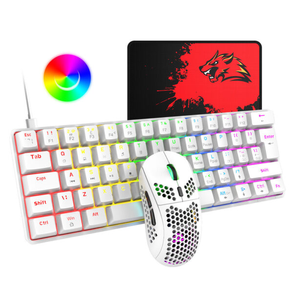 Tablet Notebook RGB Gaming Keyboard And Mouse Set - Image 5