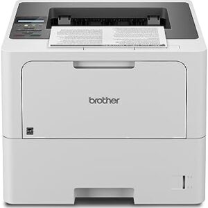 Brother Professional Laser Printer with High-Speed 50 ppm Output, Advanced Security Features, and Wireless Networking for Business, Monochrome Printing with Duplex Capability (HL-6210DW) : Office Products
