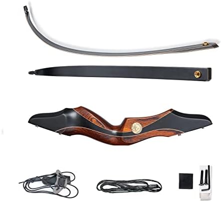 TOPARCHERY Archery 60" Takedown Hunting Recurve Bow and Arrow Set for Adults Practice Competition Longbow Kit 30-50lbs with 6pcs Arrows Right Hand Black : Sports & Outdoors - Image 11
