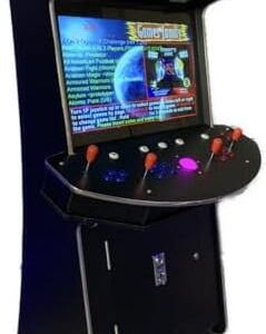 TOP US VIDEO ARCADES Full Size Commercial Grade Upright Standup Arcade Machine 4 Player 4600 Classic Games 32 inch Screen Black : Toys & Games