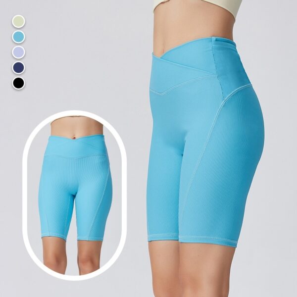 Culottes With Multiple Pockets For Training Running And Outdoor Fitness - Image 2