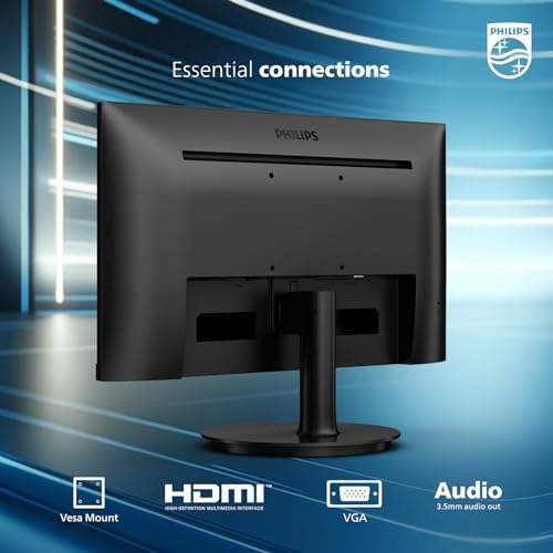 Philips 221V8LB 22 inch Class Thin Full HD (1920 x 1080) Monitor, 100Hz Refresh Rate, VESA, HDMI x1, VGA x1, LowBlue Mode, Adaptive Sync, 4 Year Advance Replacement Warranty : Electronics - Image 4