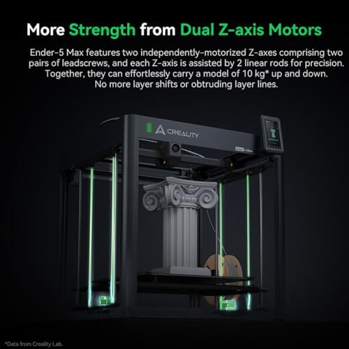 Creality Ender-5 Max 3D Printer, Large Build Volume 400 * 400 * 400mm, Up to 700mm/s Printing Speed, X-axis with Linear Rail & Dual Z-axis Motors, Creality OS Smart Control for Print Farm : Industrial & Scientific - Image 13