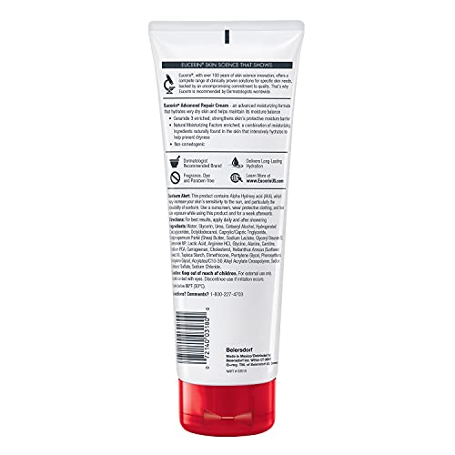 Eucerin Advanced Repair Body Cream for Very Dry Skin, Fragrance Free Daily Body Moisturizer, 8 Oz Tube Beauty & Personal Care - Size : 16 Ounce (Pack of 1) - Image 13