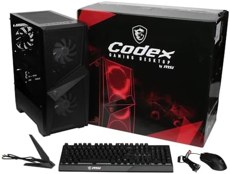 MSI Codex Gaming Desktop, Intel 8-Core i7 CPU, NVIDIA GeForce RTX 3060 12GB GDDR6, 16GB DDR4 RAM, 1TB SSD+1TB HDD, Ideal for Students(Video Editing/Online Classes), Windows 10,RJ-45,KB&Mouse,LE Bundle Electronics - Capacity : 16GB RAM|1TB SSD+1TB HDD - Color : Black - Image 12