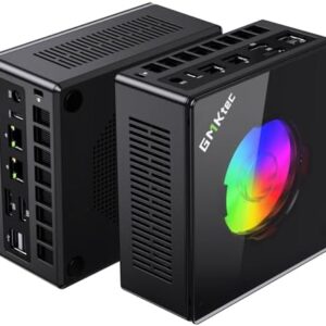 GMKtec Gaming PC, K11 AMD Ryzen 9 8945HS(8C/16T, Up to 5.2GHz), 32GB DDR5 RAM 1TB Mini PC Desktop Computer, Oculink, Dual NIC 2.5GbE LAN, HDMI/DisplayPort/USB4*2  Electronics - Style : K12 H 255 - Size : 32GB DDR5 5600MHz + 512GB SSD
