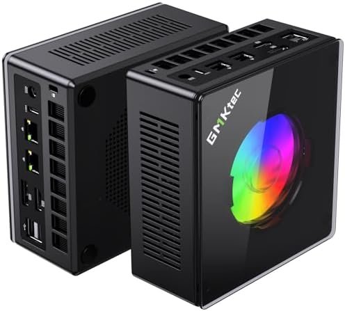 GMKtec Gaming PC, K11 AMD Ryzen 9 8945HS(8C/16T, Up to 5.2GHz), 32GB DDR5 RAM 1TB Mini PC Desktop Computer, Oculink, Dual NIC 2.5GbE LAN, HDMI/DisplayPort/USB4*2 Electronics - Style : K12 H 255 - Size : 32GB DDR5 5600MHz + 512GB SSD - Image 10