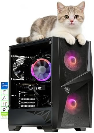 MSI Codex Gaming Desktop, Intel 8-Core i7 CPU, NVIDIA GeForce RTX 3060 12GB GDDR6, 16GB DDR4 RAM, 1TB SSD+1TB HDD, Ideal for Students(Video Editing/Online Classes), Windows 10,RJ-45,KB&Mouse,LE Bundle Electronics - Capacity : 16GB RAM|1TB SSD+1TB HDD - Color : Black - Image 6