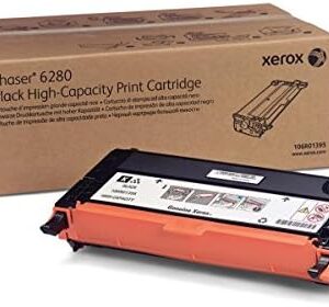 High Capacity Black Toner Cartridge For Xerox Phaser 6280 : Office Products