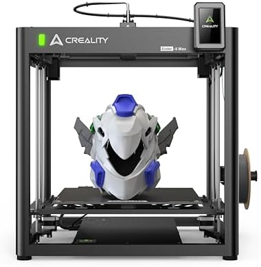 Creality Ender-5 Max 3D Printer, Large Build Volume 400 * 400 * 400mm, Up to 700mm/s Printing Speed, X-axis with Linear Rail & Dual Z-axis Motors, Creality OS Smart Control for Print Farm : Industrial & Scientific
