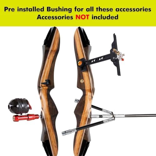 Samick Sage Takedown Recurve Bow and Arrow Set - 62 Inch Complete Ready-to-Use Longbow Archery Set - Includes 6 Arrows, Quiver, Bowstring & Stringer Tool, Arm & Finger Guard for Adults & Older Teens : Sports & Outdoors - Image 13