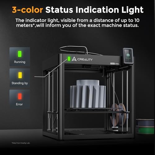 Creality Ender 5 Max 3D Printer, Build Volume 15.75x15.75x15.75 inch, 700mm/s Max Printing Speed Large 3D Printer, Auto Leveling 300℃ High Temp Precise Linear Rail Dual Z Axis : Industrial & Scientific - Image 9
