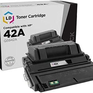 LD Products Replacement Toner Cartridge Compatible with HP 42A Q5942A (Black) Compatible with LaserJet 4250, 4250tn, 4350n, 4250dtn, 4350, 4350tn, 4250dtnsl, 4350dtn, 4250n, 4350dtnsl, 4240, 4240n : Office Products