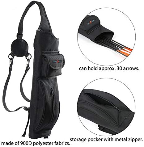 TOPARCHERY Archery 60" Takedown Hunting Recurve Bow and Arrow Set for Adults Practice Competition Longbow Kit 30-50lbs with 6pcs Arrows Right Hand Black : Sports & Outdoors - Image 12