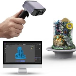 3DMakerpro 3D Scanner for 3D Printing, Handheld 3D Printer Scanner 0.05mm Precision, 10FPS Scanning Speed for Medium Object, Support for Android/iOS/Win/MacOS, Moose Lite Advanced : Industrial & Scientific
