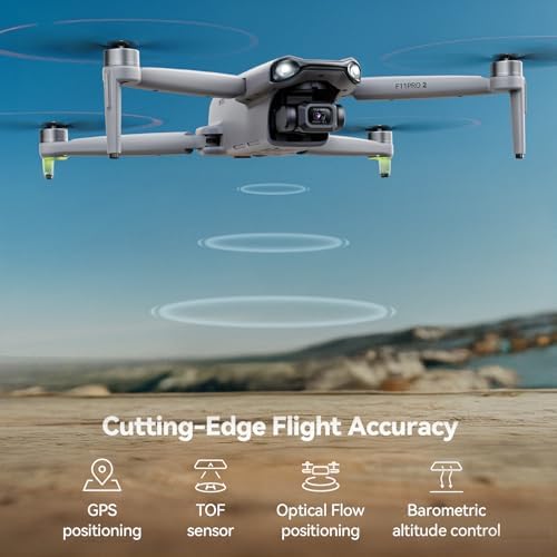 Ruko F11PRO 2 Drone with 6K Camera for Adults, 3-Axis Gimbal, 4K/30fps Video, 70-Min Flight Time with 2 Batteries, 10000ft FPV Transmission Professional Drone, Auto Return, Beginner Mode Toys & Games - Edition : F11PRO 2 - Image 5